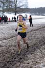 Steve Vernon (Stockport Harriers) drives through the mud and snow to wins his 5th Northern Cross Country Championships title.